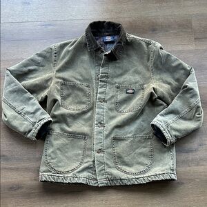 Dickies Vintage Wool Olive Green Workwear Jacket ! Large